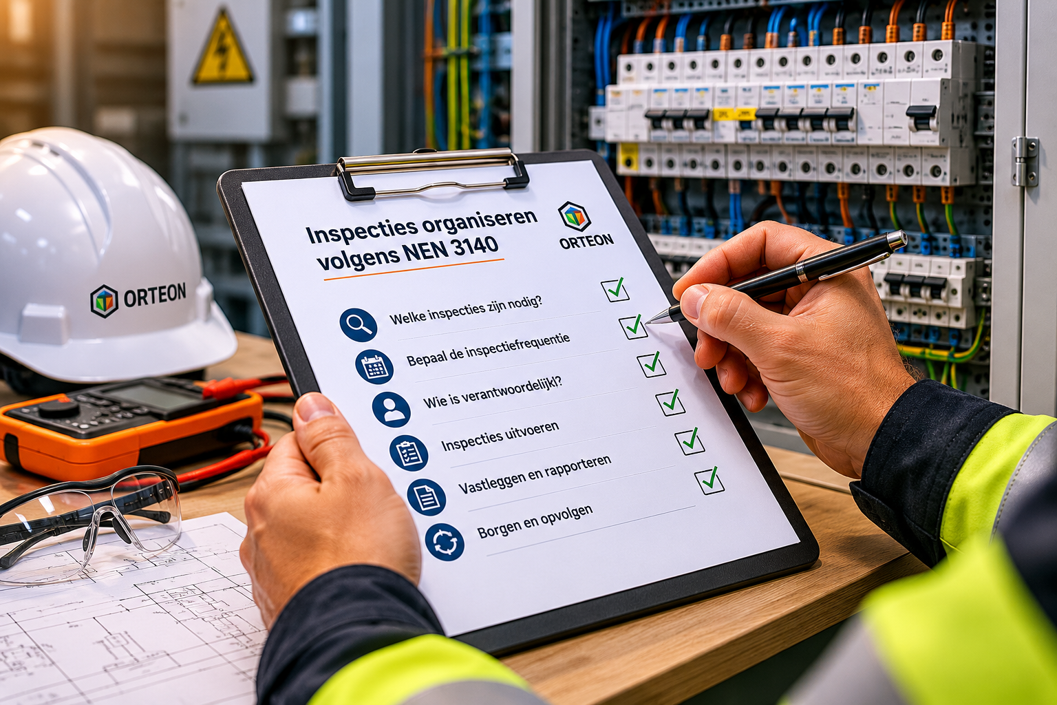 Inspectierapport bij periodieke inspectie volgens NEN 3140